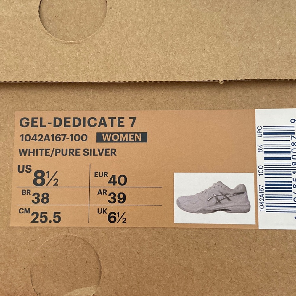 ASICS Gel Dedicate 7 in size 81/2